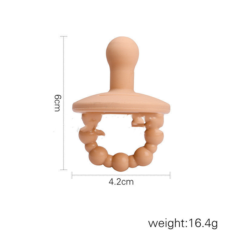 Food-grade silicone baby pacifier for newborn sleep – BPA-free, soft, and safe comfort for infants.
