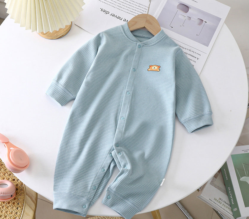 Baby Dralon Jumpsuit Baby Striped Romper