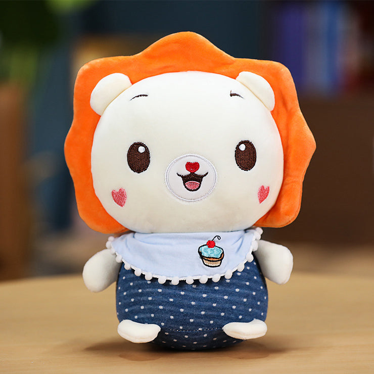 Super Cute 23cm  Ear Elephant Earmuffs Penguins Lion White Bear Plush Baby Toys Stuffed Soft Cartoon Animlas PLushies Dolls