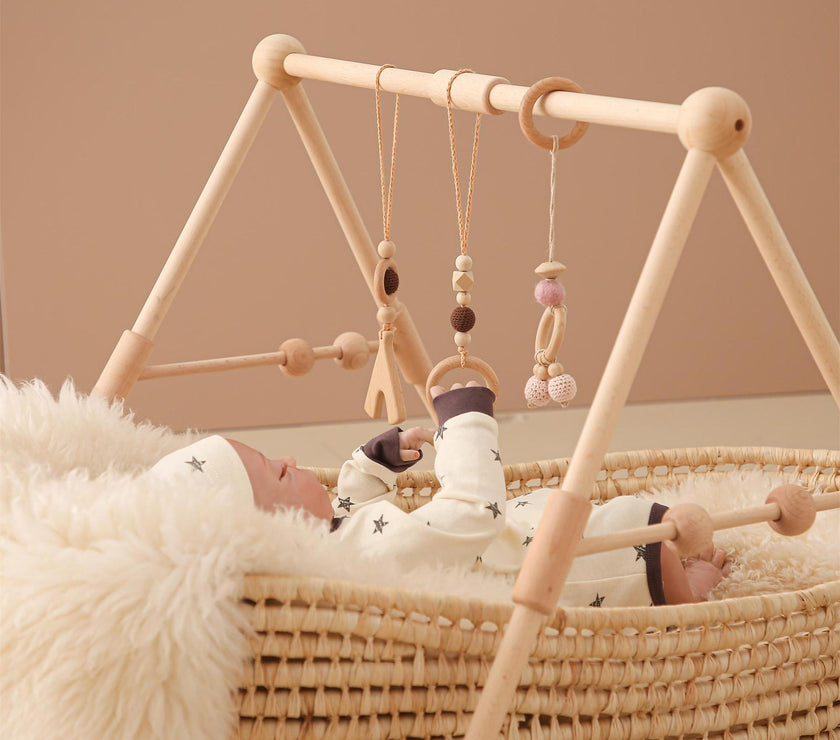 Newborn Baby Crib Fitness Rack
