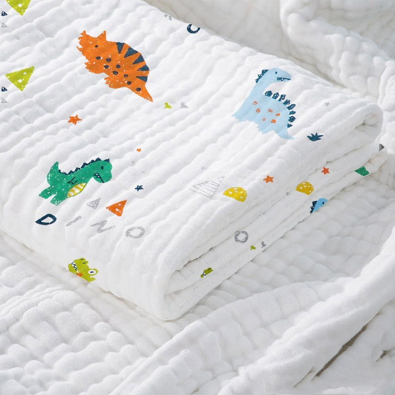 "Baby Cotton Super Soft Absorbent Gauze Bath Towel for newborns and toddlers"

