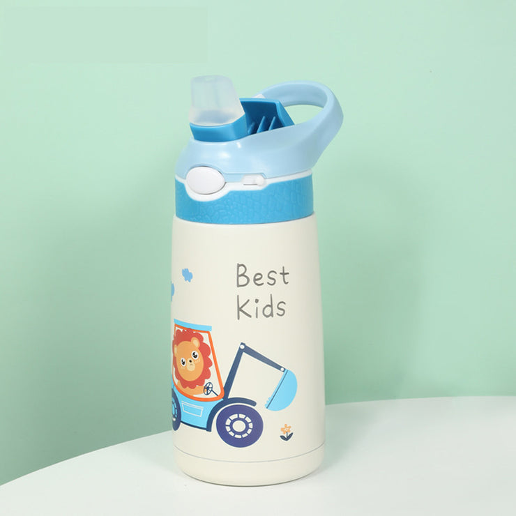 Children's 316 Stainless Steel Baby Sippy Straw Thermal Insulation Cup Sports Gift Kettle