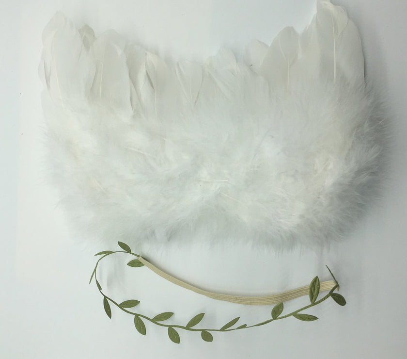 Newbornx Photography Props White Angel Wing Baby