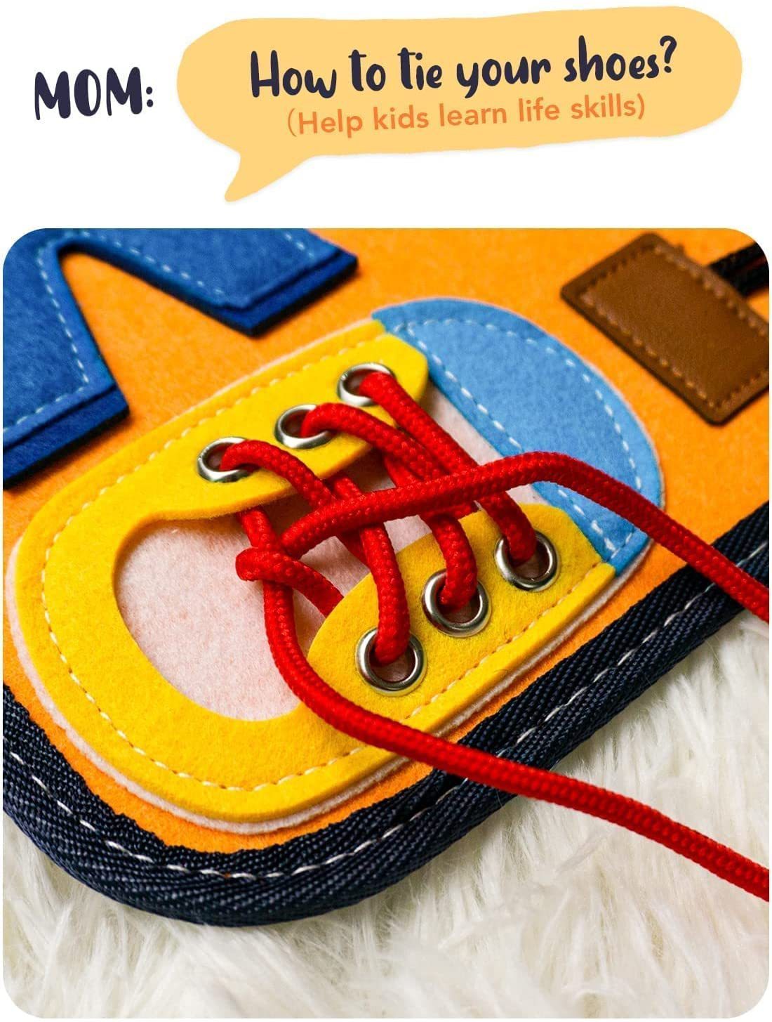 Montessori Clothing Handbag Teaching Aids Storage Children's Educational Toys Training Early Childhood Education Toys