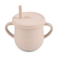Children's Silicone Straw Drinking Cups Leakproof Baby Learning Drinking Cups Baby Training Straws Cups