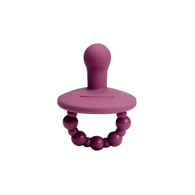 Food-grade silicone baby pacifier for newborn sleep – BPA-free, soft, and safe comfort for infants.
