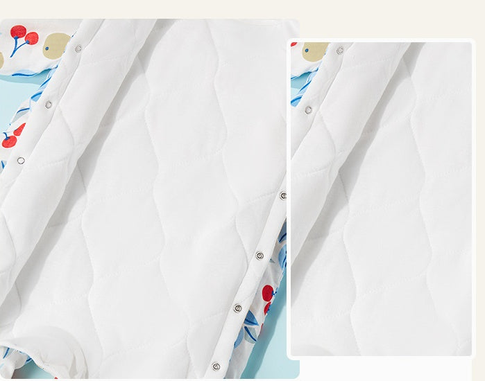 Cotton Yarn Cotton Baby Split Leg Onesies To Keep Warm